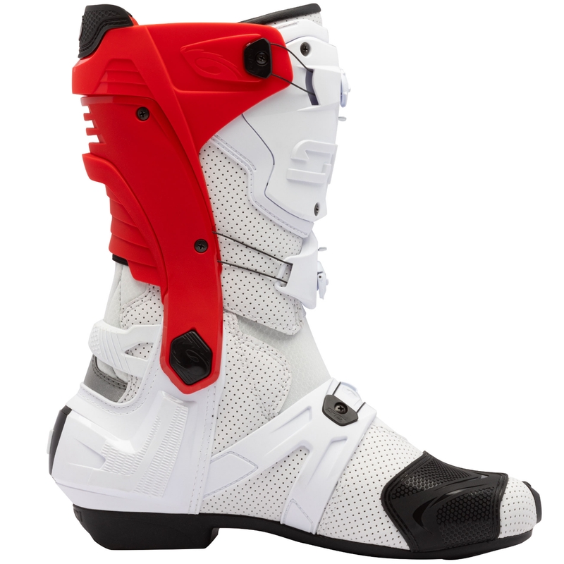 Buty motocyklowe SiDi Rex Air biało-czerwone