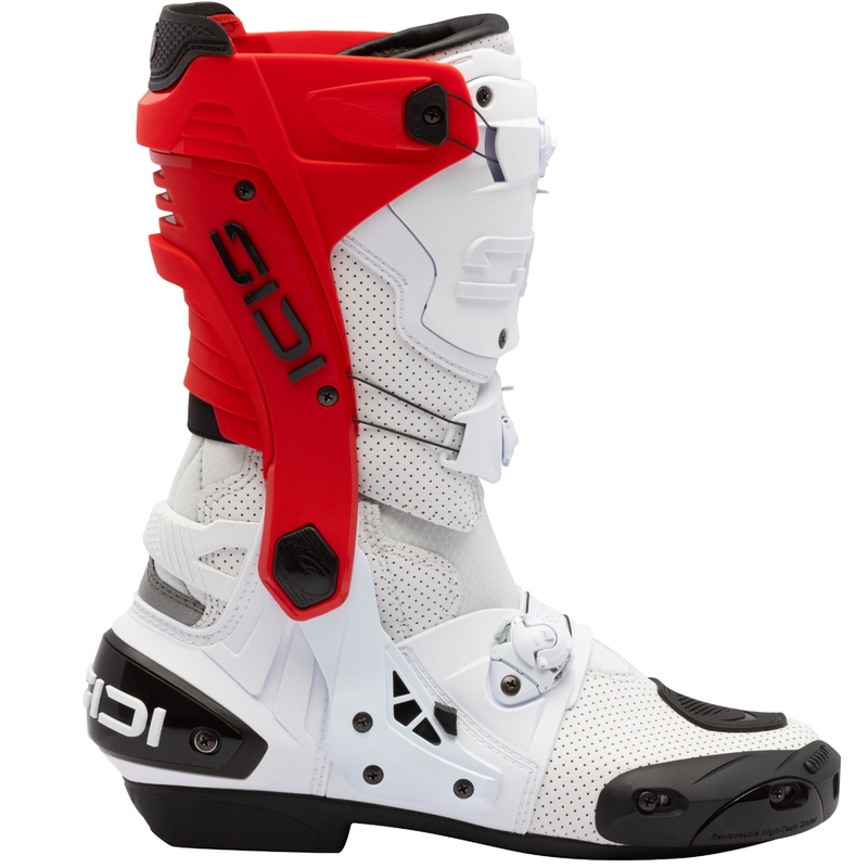 Buty motocyklowe SiDi Rex Air biało-czerwone