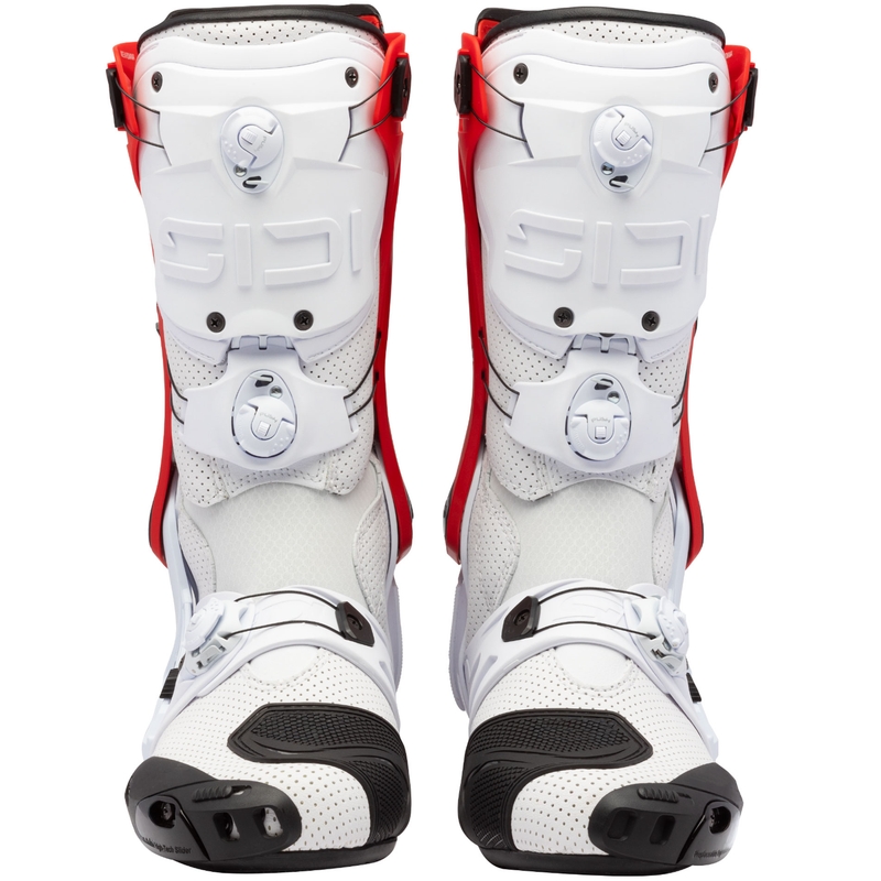Buty motocyklowe SiDi Rex Air biało-czerwone