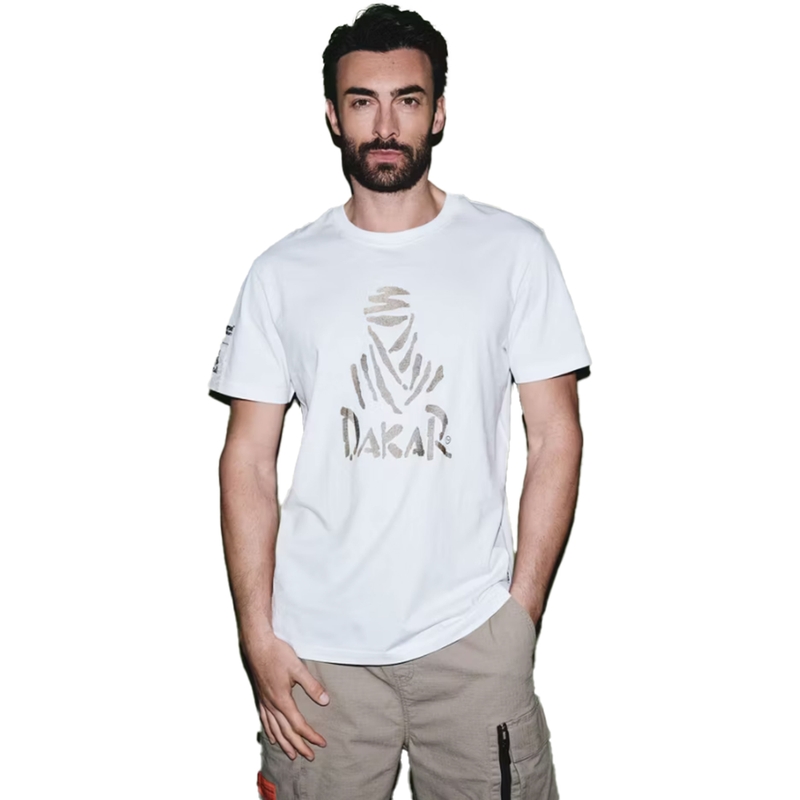Koszulka Dakar DES LOGO25 biała