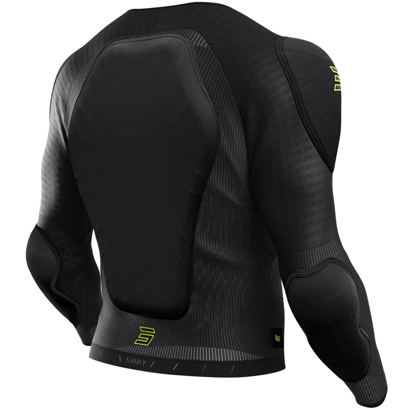 Ochraniacz ciała Shot Vest Prime czarno-fluo żółty