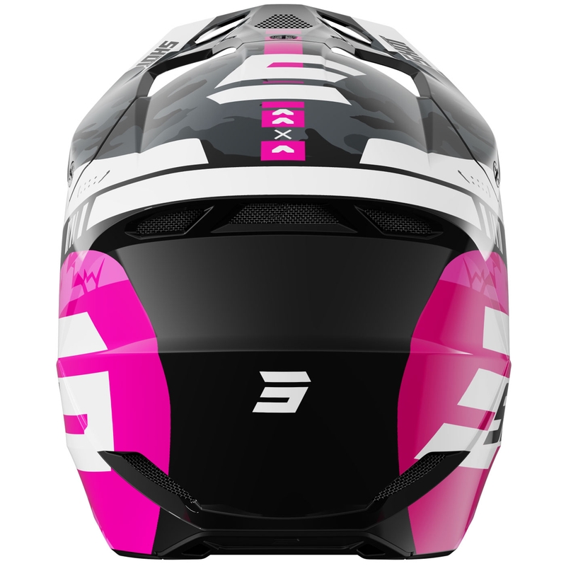 Kask motocrossowy dla dzieci Shot Furious Flash w kolorze lśniącego różu