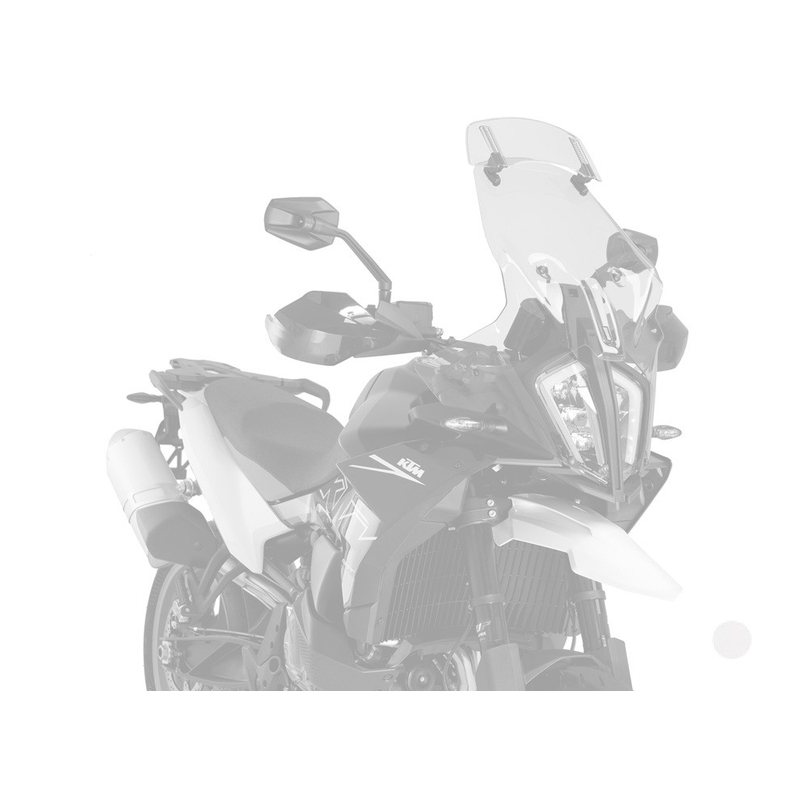 Windscreen PUIG TOURING WITH VISOR transparent