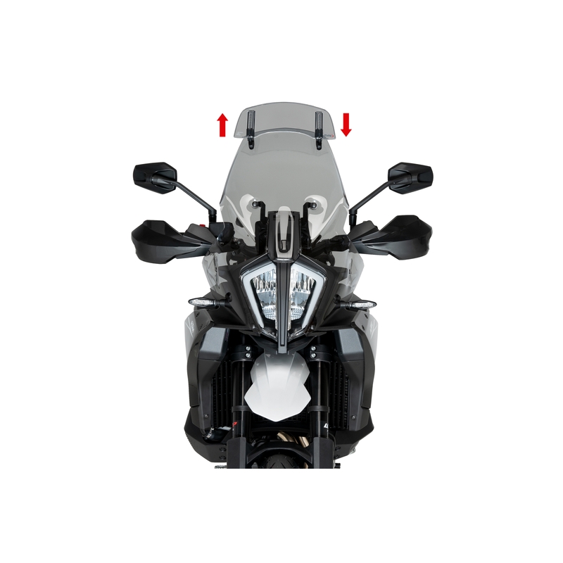 Windscreen PUIG TOURING WITH VISOR transparent