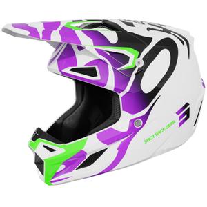 Kask motocrossowy dla dzieci Shot Ghost w kolorze fioletowym