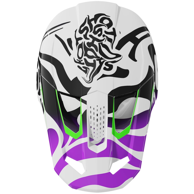 Kask motocrossowy dla dzieci Shot Ghost w kolorze fioletowym