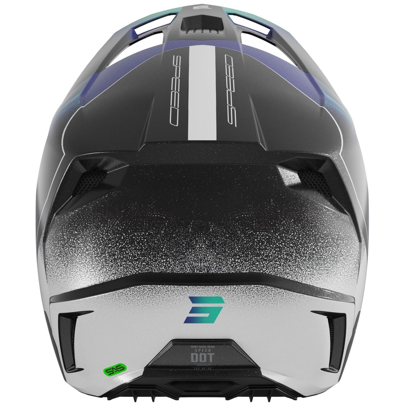 Kask motocrossowy dla dzieci Shot Speed Olymp Pearl Blue