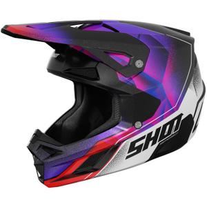 Kask motocrossowy dla dzieci Shot Speed Olymp Pearl Purple
