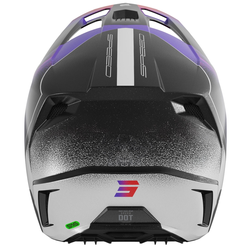 Kask motocrossowy dla dzieci Shot Speed Olymp Pearl Purple