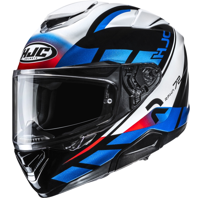 Kask motocyklowy integralny HJC RPHA 72 Value MC21 czarno-biało-niebieski