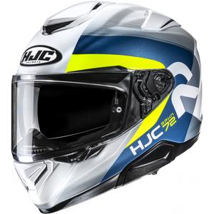 Kask motocyklowy integralny HJC RPHA 72 Phyta MC3H szaro-niebiesko-żółty