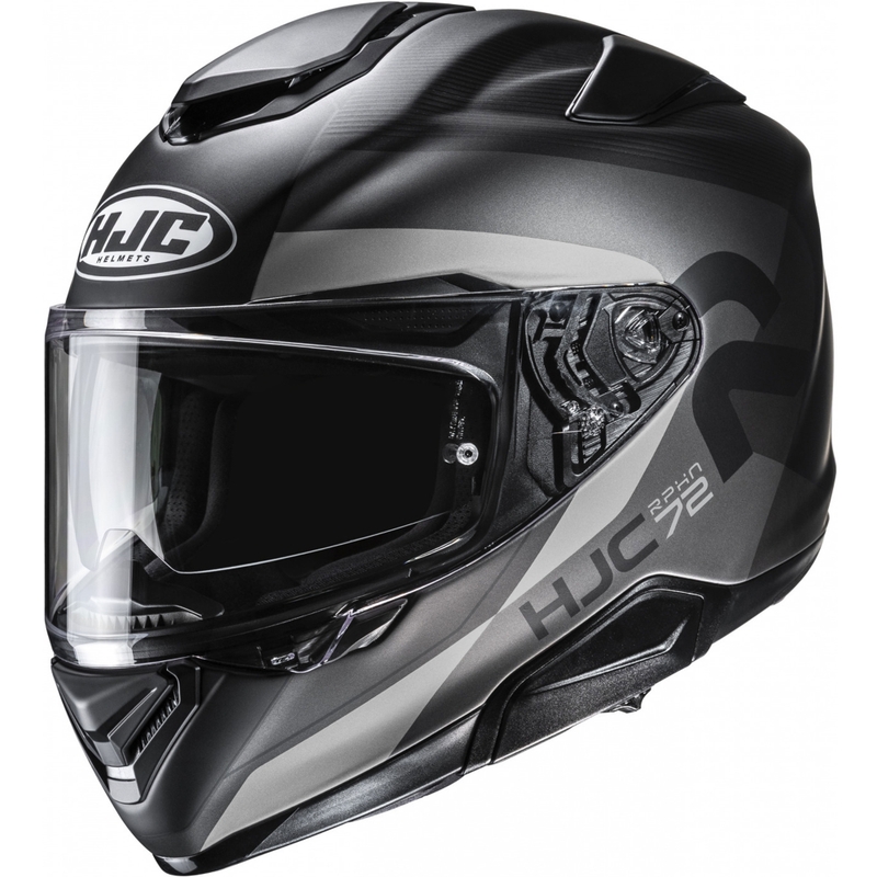 Kask motocyklowy integralny HJC RPHA 72 Phyta MC5SF czarno-szary