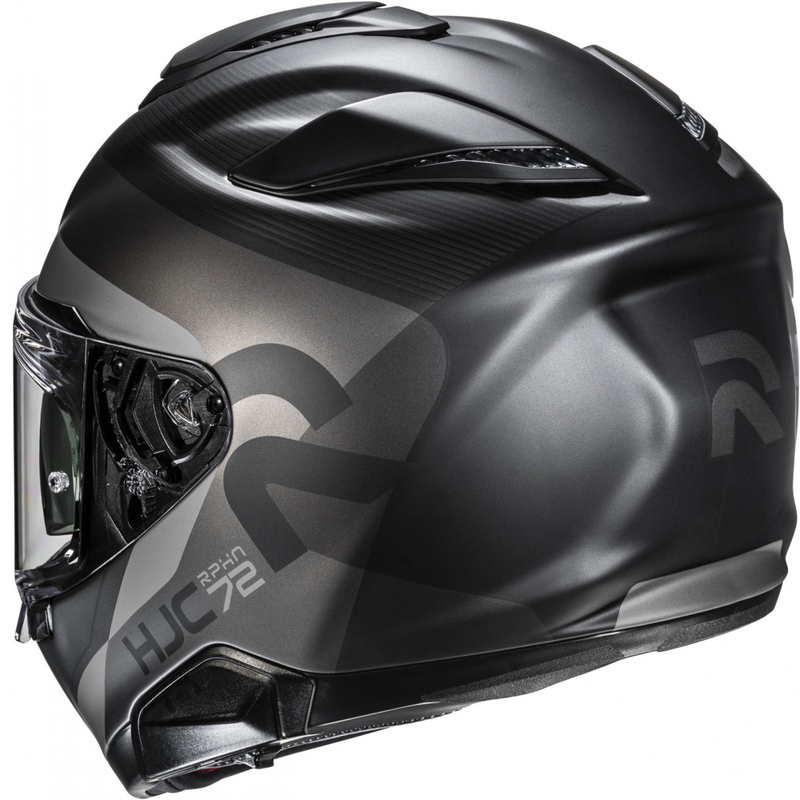 Kask motocyklowy integralny HJC RPHA 72 Phyta MC5SF czarno-szary