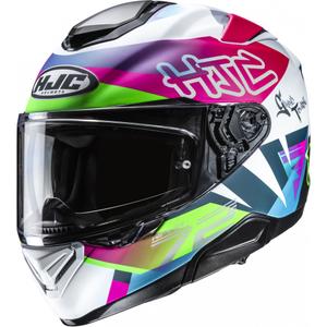 Kask motocyklowy integralny HJC RPHA 72 Goldy MC84SF wielokolorowy
