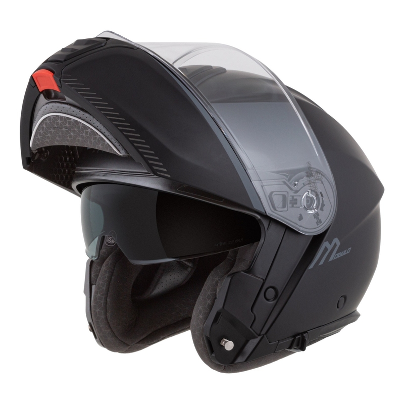 Kask motocyklowy Cassida Modulo 2.1 Compass z klapką, matowy, czarno-szary
