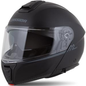Kask motocyklowy Cassida Modulo 2.1 Compass z klapką, matowy, czarno-szary