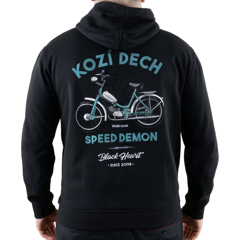 Bluza z nadrukiem Black Heart Goat's Breath w kolorze czarnym