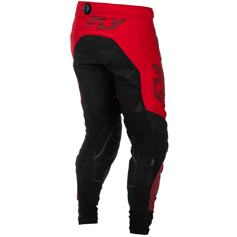 Spodnie motocrossowe FLY Racing-USA Lite czarno-czerwone