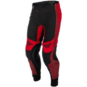 Spodnie motocrossowe FLY Racing-USA Lite czarno-czerwone