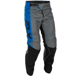 Spodnie motocrossowe FLY Racing - USA Kinetic niebiesko-szaro-czarne
