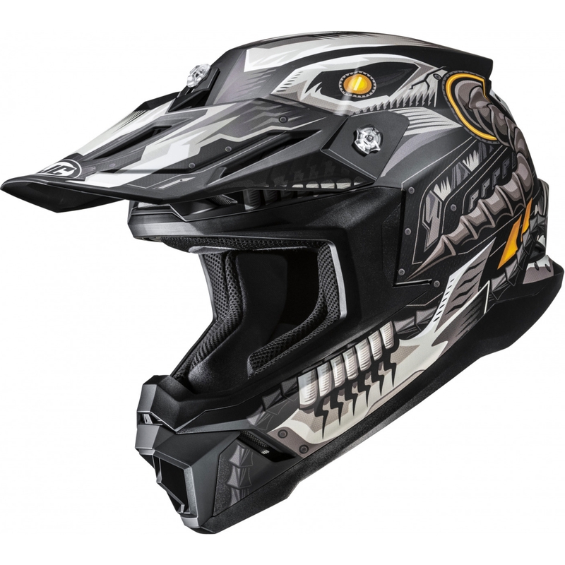 Kask motocrossowy HJC C50 Mecha Beast MC5SF czarno-szary