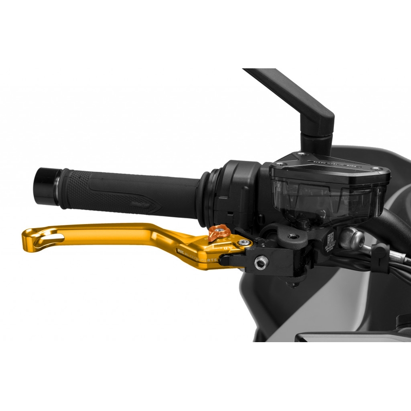 Brake lever without adapter PUIG 4.0 long gold/orange