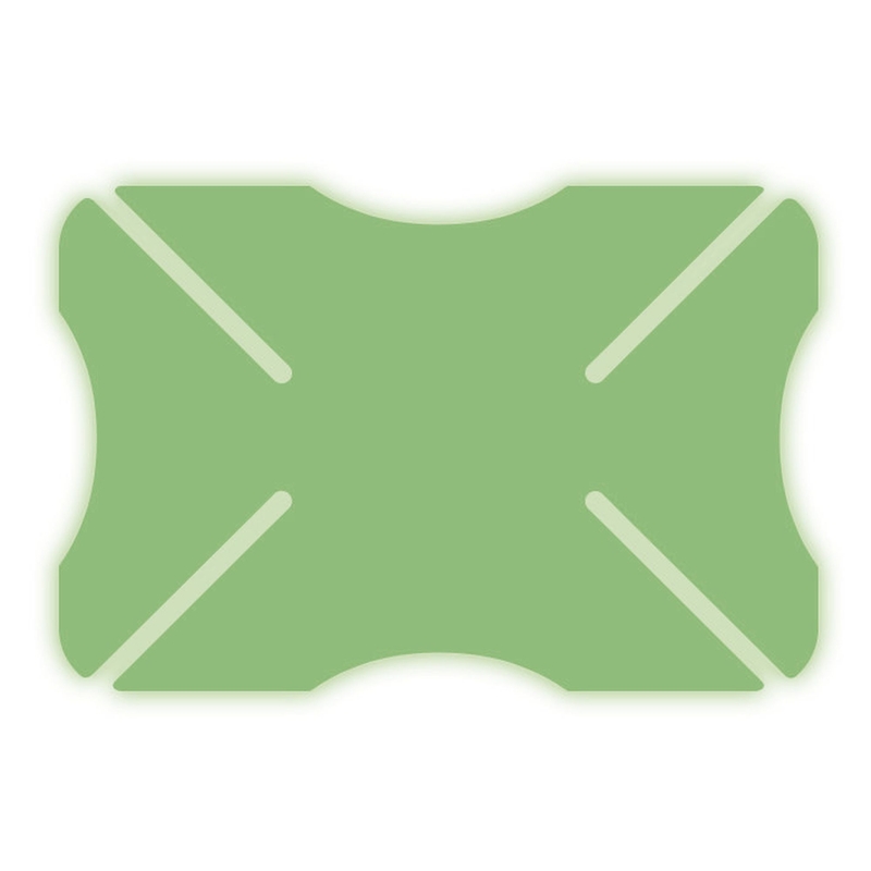 Ochraniacz lakieru kasku Oxford Helmet Bumper fluo