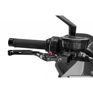 Brake lever without adapter PUIG 4.0 414NNR extendable folding black/red