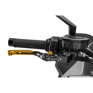 Brake lever without adapter PUIG 4.0 414ONO extendable folding gold/gold