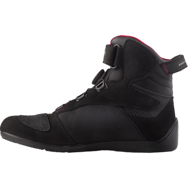 Damskie buty motocyklowe Shima Exo Vented czarno-szaro-czerwone