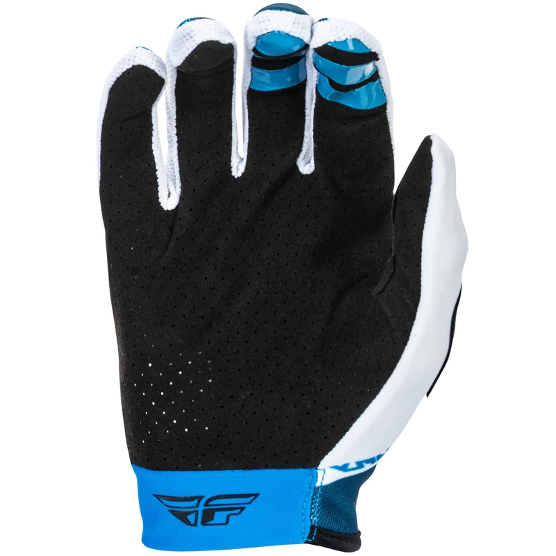 Rękawice motocrossowe FLY Racing - USA Lite niebiesko-białe