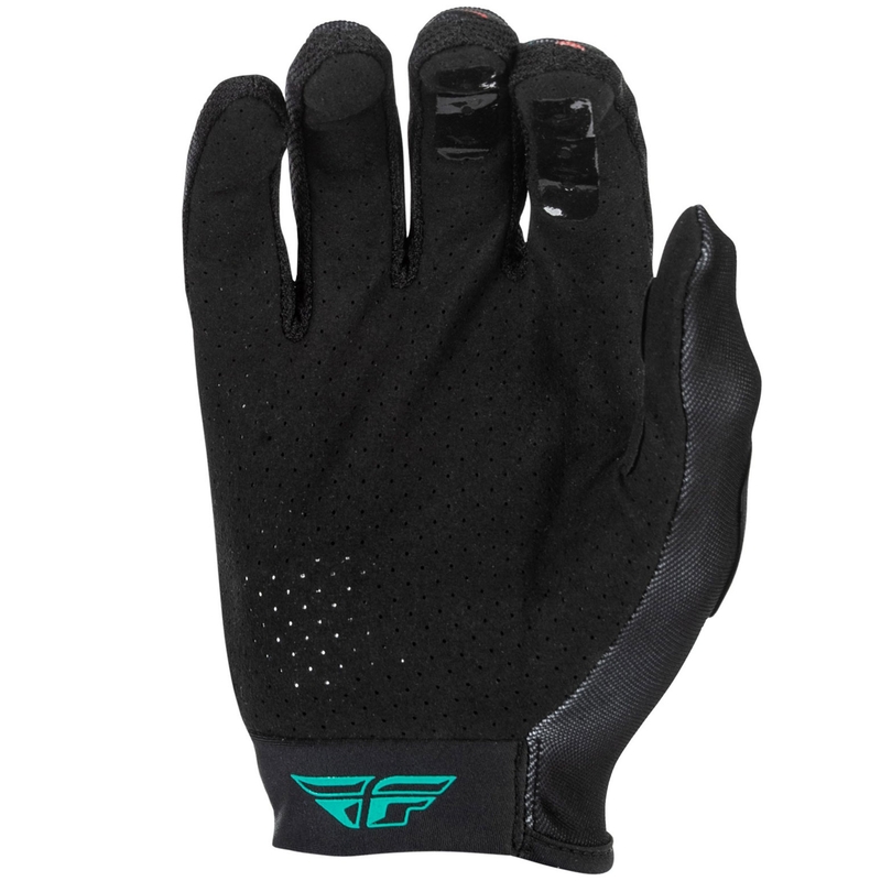 Rękawice motocrossowe FLY Racing - USA Lite Americana czarno-czerwono-złote