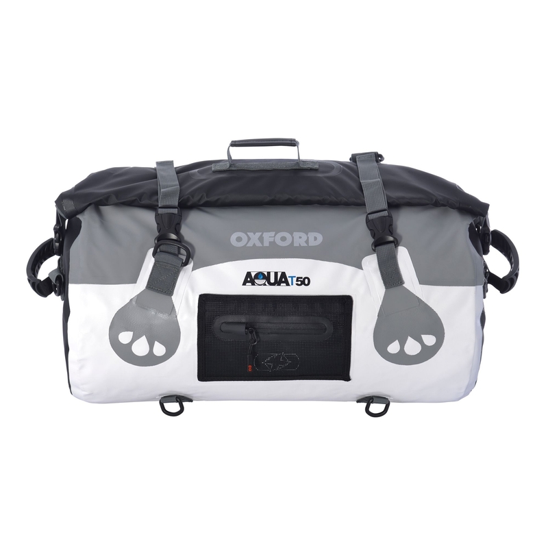 Torba wodoodporna Oxford Aqua50 Roll Bag biało-szara