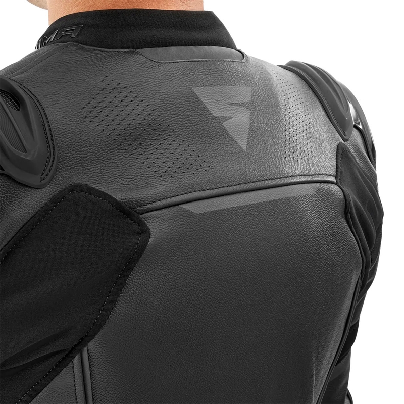 Kurtka motocyklowa skórzana Shima Bandit 2.0 czarno-czarna
