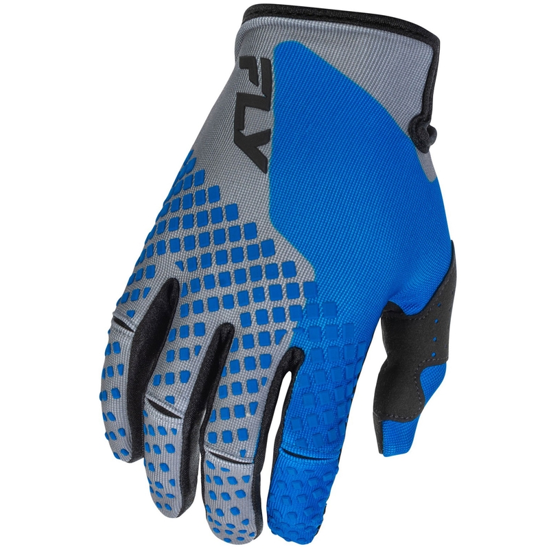 Rękawice motocrossowe FLY Racing - USA Kinetic niebiesko-szaro-czarne