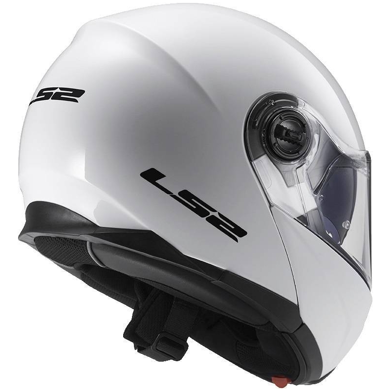Szczękowy kask motocyklowy LS2 FF325 Strobe biały wyprzedaż