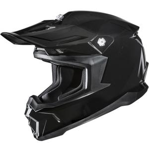 Kask motocrossowy HJC C50 Solid metaliczny czarny