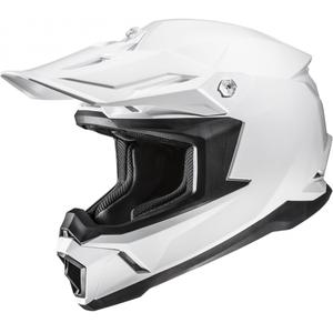 Kask motocrossowy HJC C50 Solid perłowo-biały