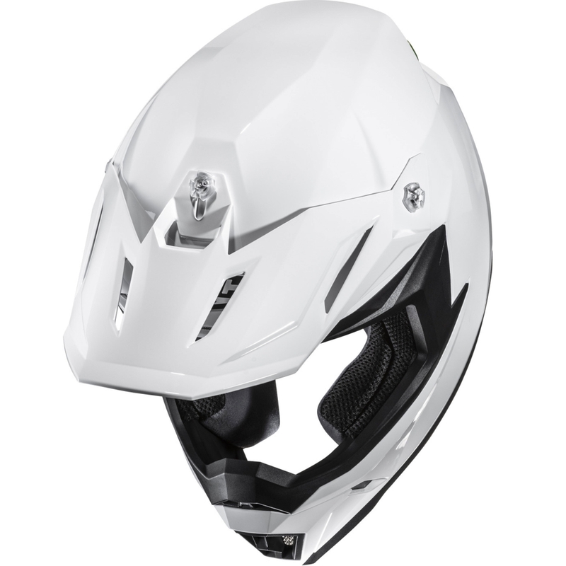 Kask motocrossowy HJC C50 Solid perłowo-biały