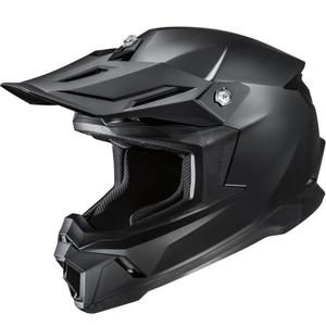 Kask motocrossowy HJC C50 Solid półpłaski czarny