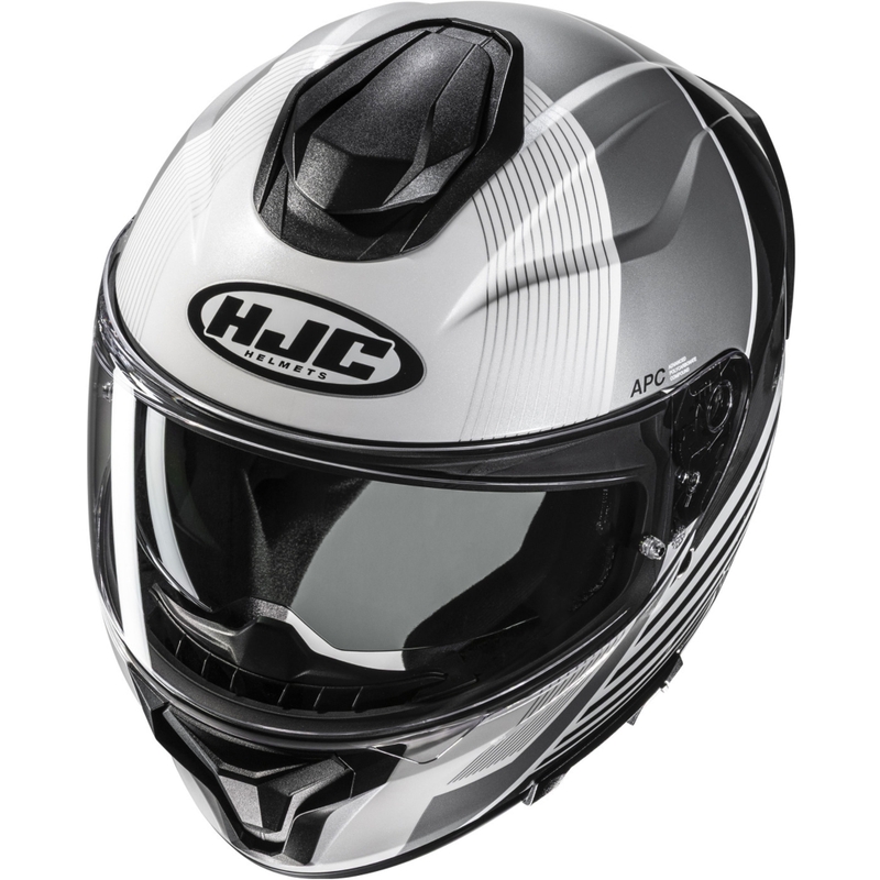 Kask motocyklowy integralny HJC C71 Morix MC5 czarno-srebrny