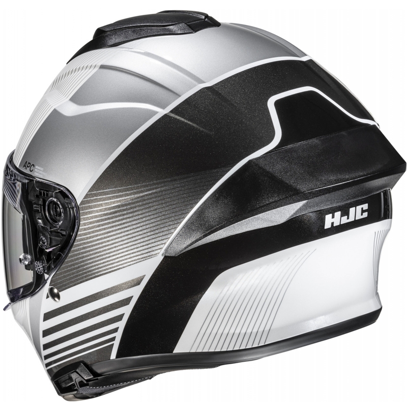 Kask motocyklowy integralny HJC C71 Morix MC5 czarno-srebrny