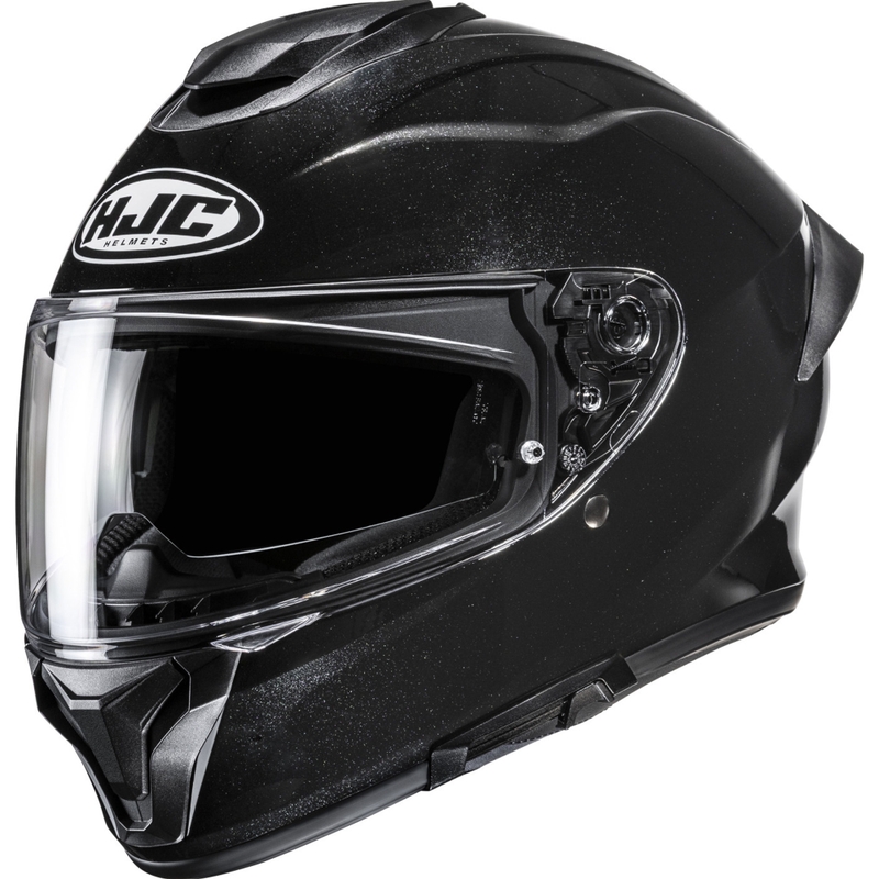 Kask motocyklowy integralny HJC C71 Solid metaliczny czarny