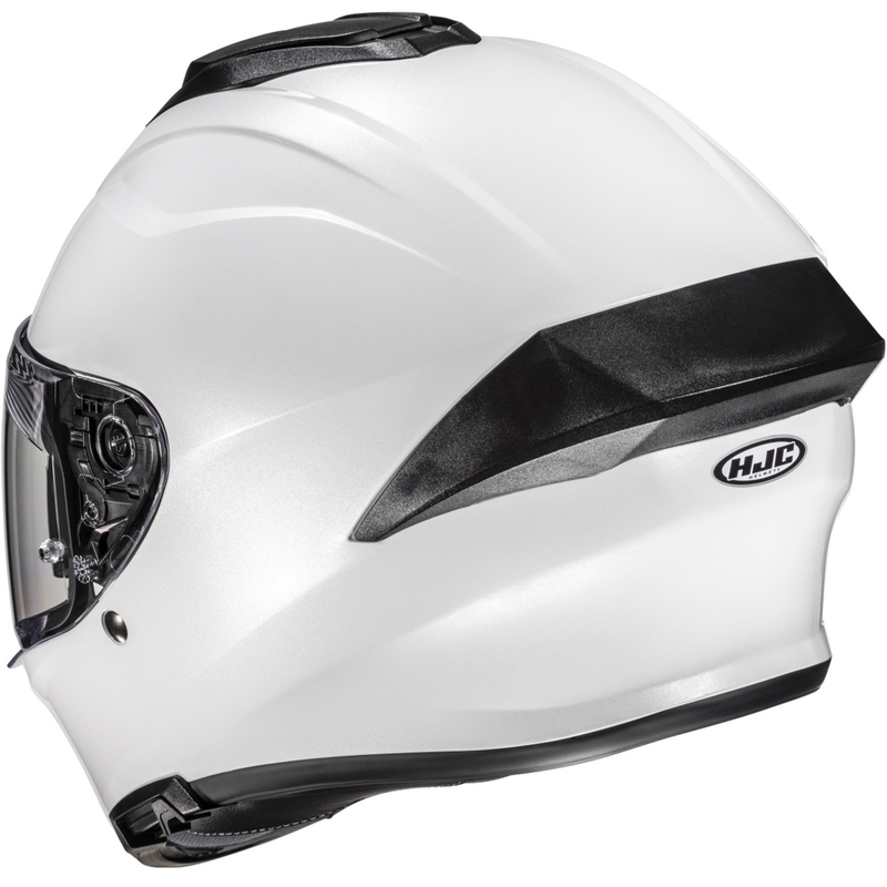 Kask motocyklowy integralny HJC C71 Solid perłowo-biały