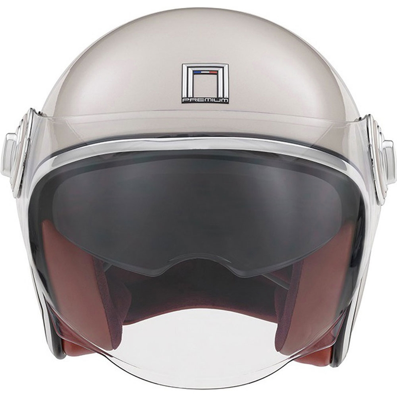 Kask otwarty NOX PREMIUM Heritage w kolorze szampańskim
