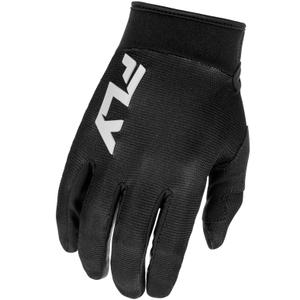 Rękawiczki motocrossowe dziecięce FLY Racing - USA F-16 czarno-białe