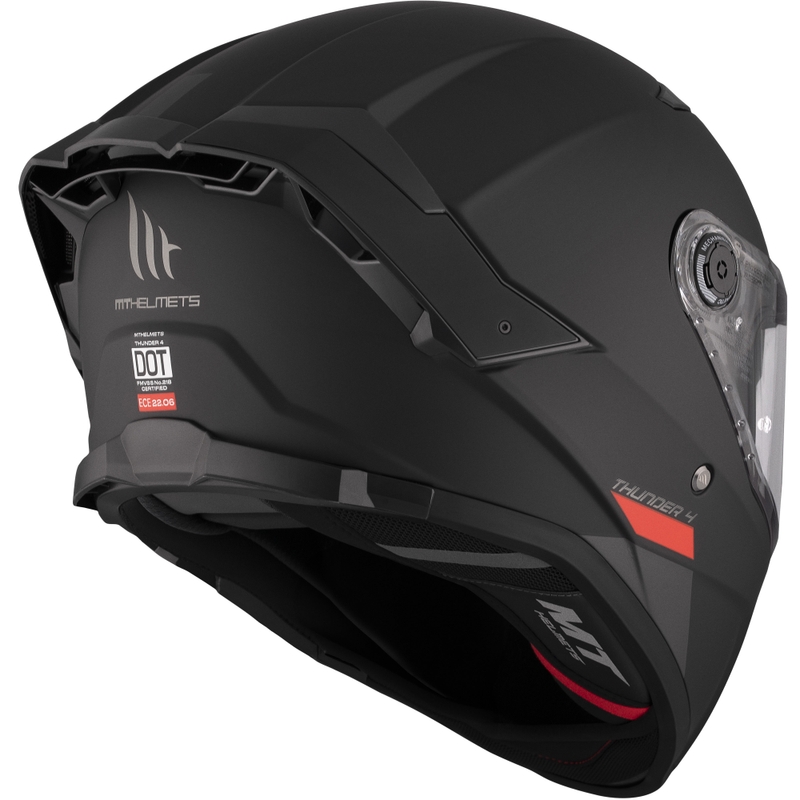Kask motocyklowy integralny MT FF118SV Thunder 4 SV czarny mat