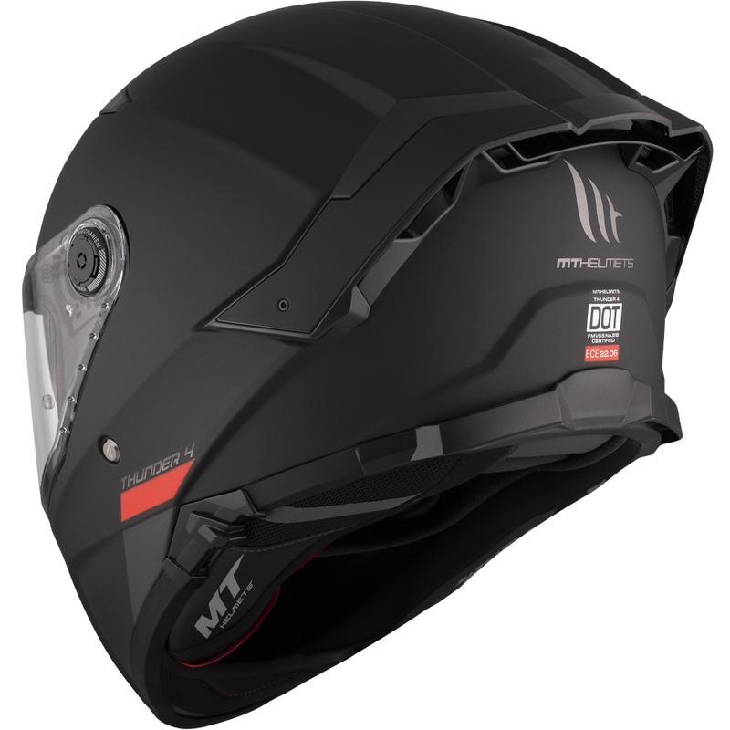 Kask motocyklowy integralny MT FF118SV Thunder 4 SV czarny mat