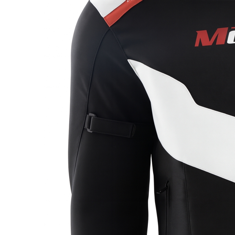 Kurtka motocyklowa damska Motozem Team 2 czarno-biała