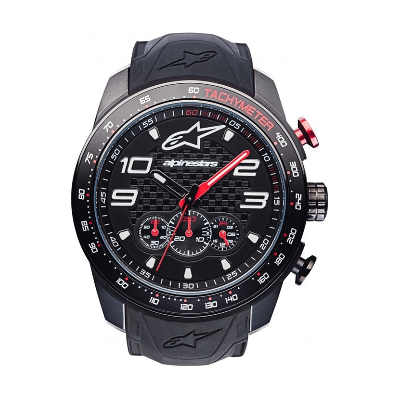 Zegarek Alpinestars Tech Chrono PVD czarno-czerwony